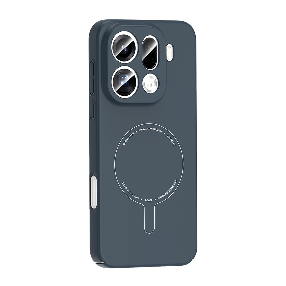 Oppo Find X9 Pro Kılıf M-Safe Şarj Özellikli Kamera Korumalı Zore Elio Sert PC Kapak - 1
