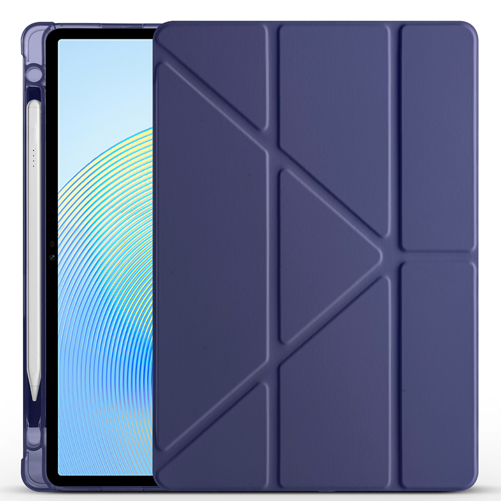 Honor Pad X8A Uyumlu Kılıf Zore Tri Folding Kalem Bölmeli Standlı Kılıf - 3