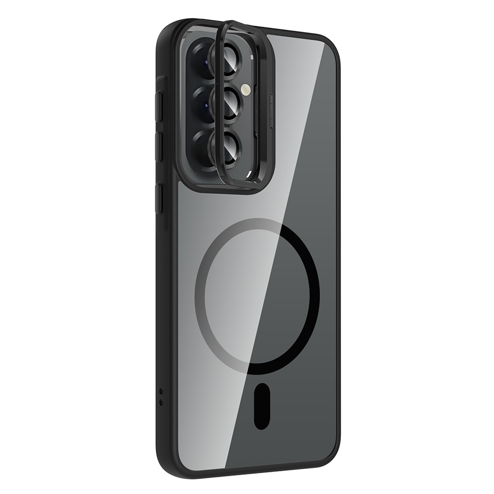Samsung Galaxy A37 Uyumlu Kılıf Standlı ve Kamera Lens Hediyeli Zore Etro Kapak - 1