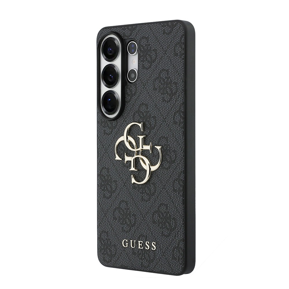 Samsung Galaxy S26 Ultra Uyumlu Kılıf Guess Orjinal Lisanslı PU Deri Büyük Metal Logo Dizaynlı Kapak - 1