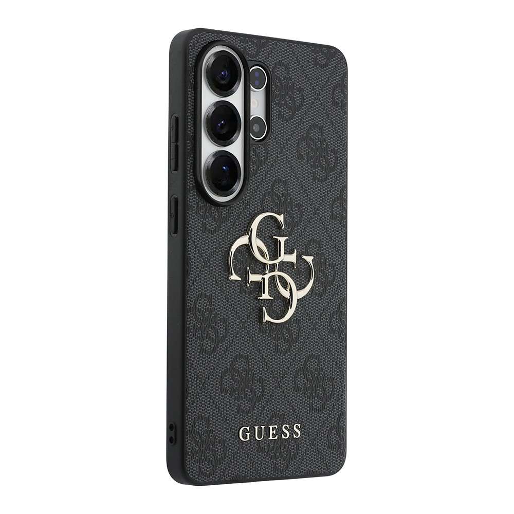 Samsung Galaxy S26 Ultra Uyumlu Kılıf Guess Orjinal Lisanslı PU Deri Büyük Metal Logo Dizaynlı Kapak - 3