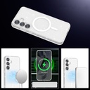 Samsung Galaxy S25 Uyumlu Plus Kılıf Magsafe Şarj Özellikli Parlayan Simli Saydam Renkli Zore Allstar Kapak - 7