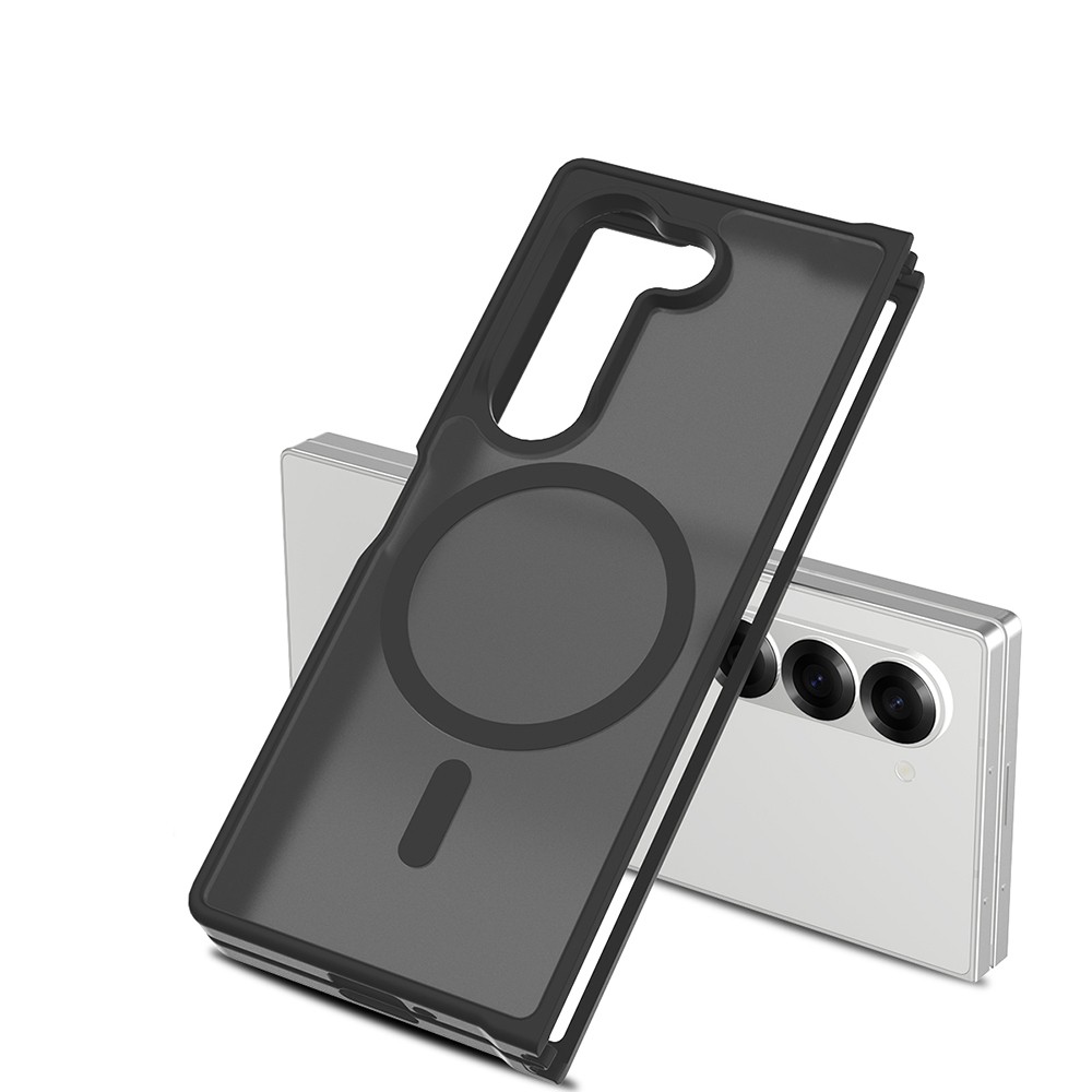 Samsung Galaxy Z Fold 6 Uyumlu Kılıf M-Safe Şarj Özellikli Kamera Korumalı Zore Lunex Kapak - 1