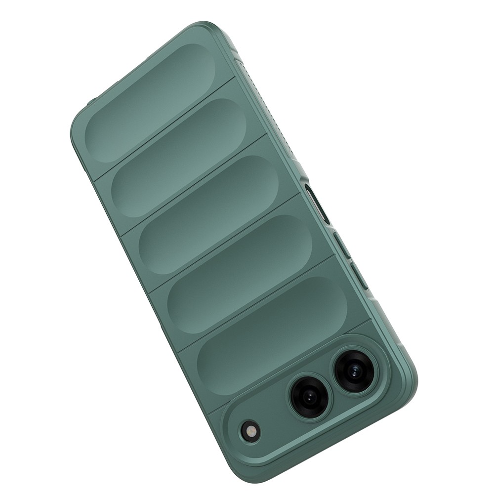 Tecno Spark 40 5G Kılıf Esnek TPU Oyuklu Arka Yüzey Tasarımlı Zore Etnik Silikon Kapak - 3