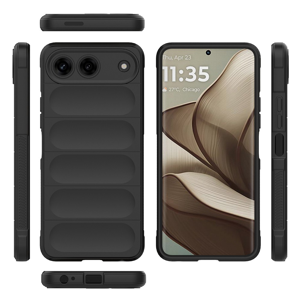 Tecno Spark 40 5G Kılıf Esnek TPU Oyuklu Arka Yüzey Tasarımlı Zore Etnik Silikon Kapak - 8