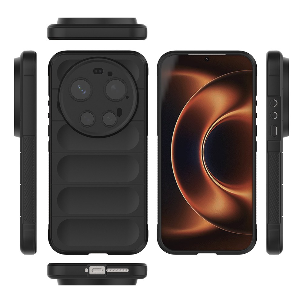 Xiaomi 17 Ultra Uyumlu Kılıf Esnek TPU Oyuklu Arka Yüzey Tasarımlı Zore Etnik Silikon Kapak - 1