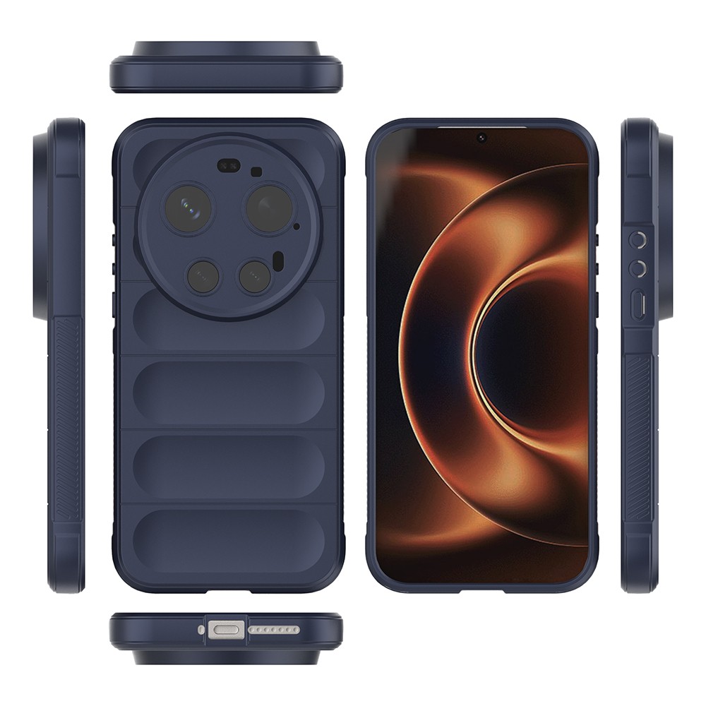 Xiaomi 17 Ultra Uyumlu Kılıf Esnek TPU Oyuklu Arka Yüzey Tasarımlı Zore Etnik Silikon Kapak - 6
