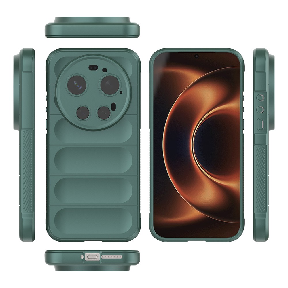 Xiaomi 17 Ultra Uyumlu Kılıf Esnek TPU Oyuklu Arka Yüzey Tasarımlı Zore Etnik Silikon Kapak - 1