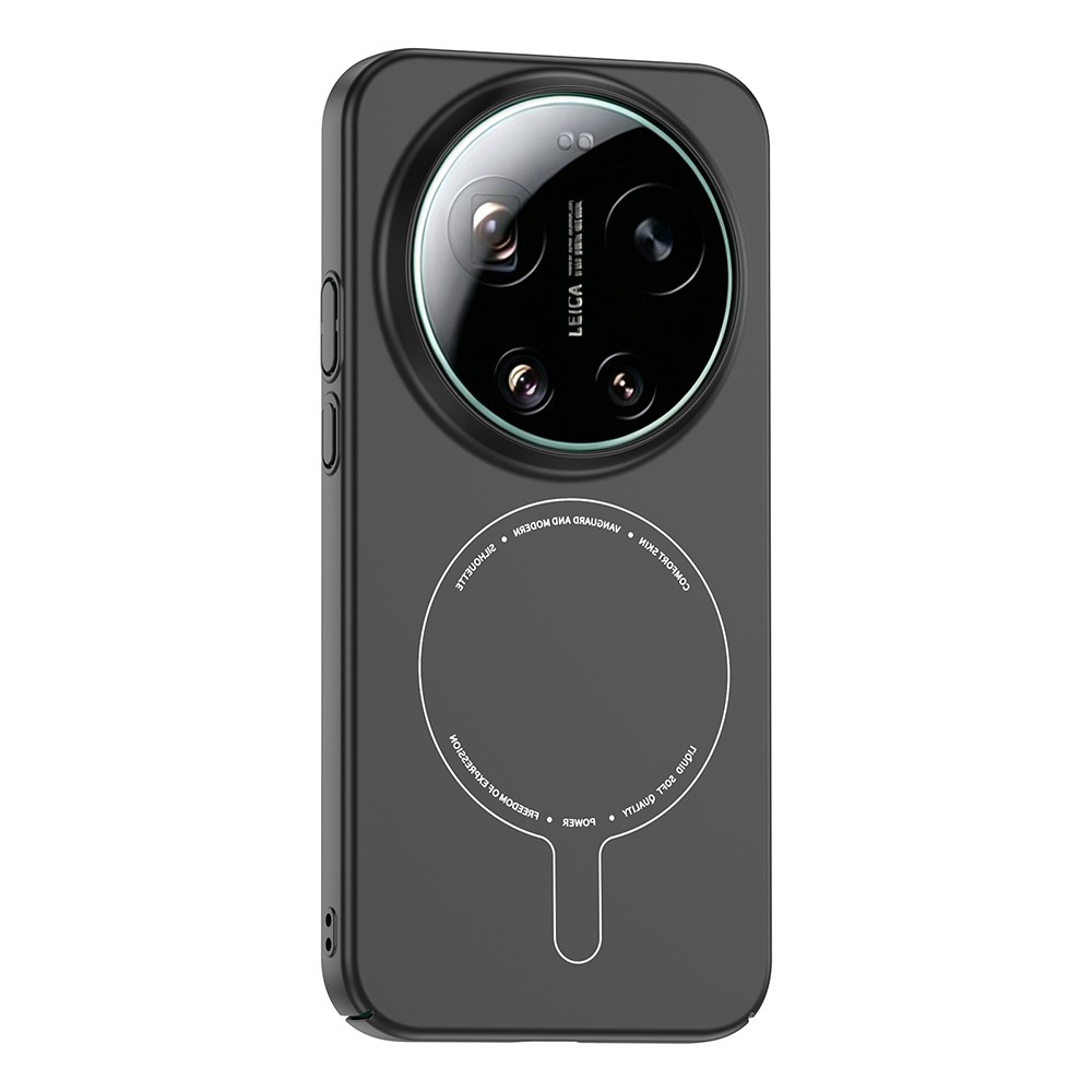 Xiaomi 17 Ultra Uyumlu Kılıf M-Safe Şarj Özellikli Kamera Korumalı Zore Elio Sert PC Kapak - 1