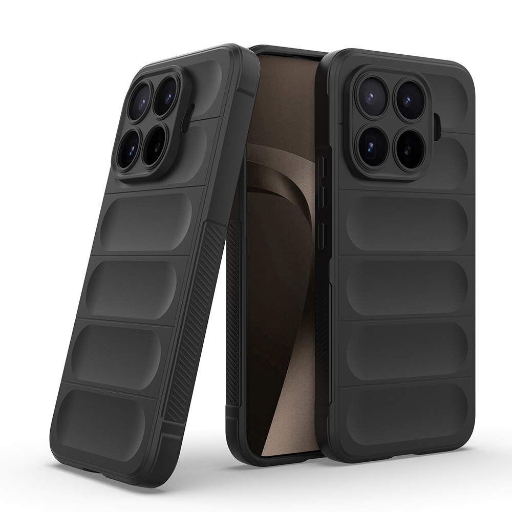 Xiaomi 17 UyumluT Kılıf Esnek TPU Oyuklu Arka Yüzey Tasarımlı Zore Etnik Silikon Kapak - 1