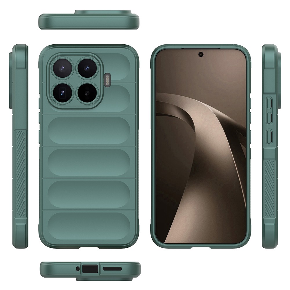 Xiaomi 17 UyumluT Pro Kılıf Esnek TPU Oyuklu Arka Yüzey Tasarımlı Zore Etnik Silikon Kapak - 1