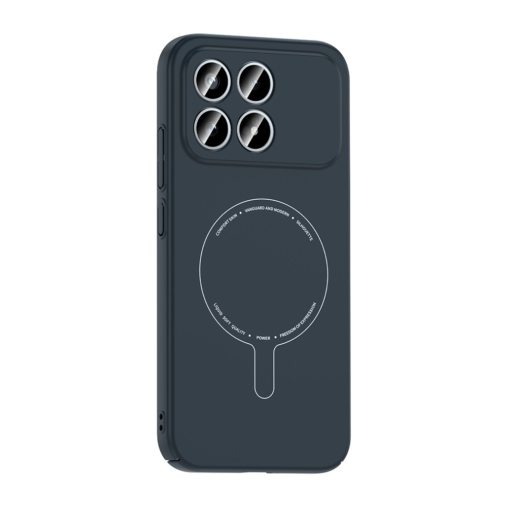 Xiaomi Poco F8 Pro Uyumlu Kılıf M-Safe Şarj Özellikli Kamera Korumalı Zore Elio Sert PC Kapak - 1