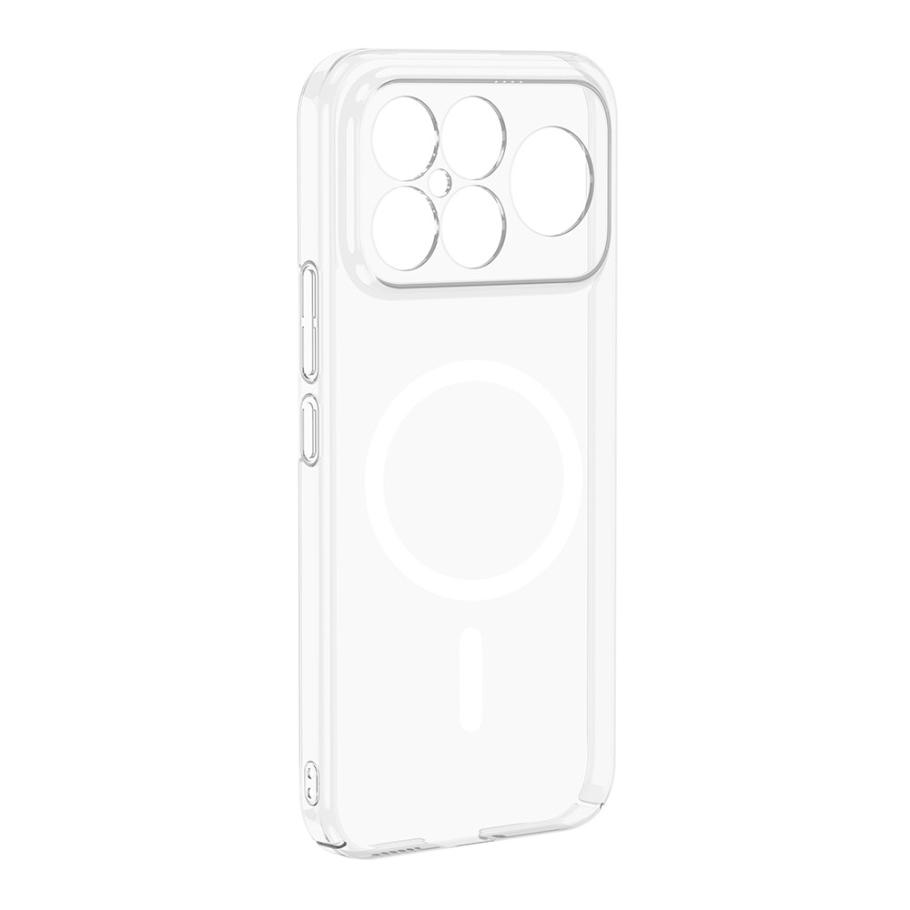 Xiaomi Poco F8 Ultra Uyumlu Kamera Korumalı M-Safe Şarj Özellikli Şeffaf Zore London Sert PC Kapak - 2