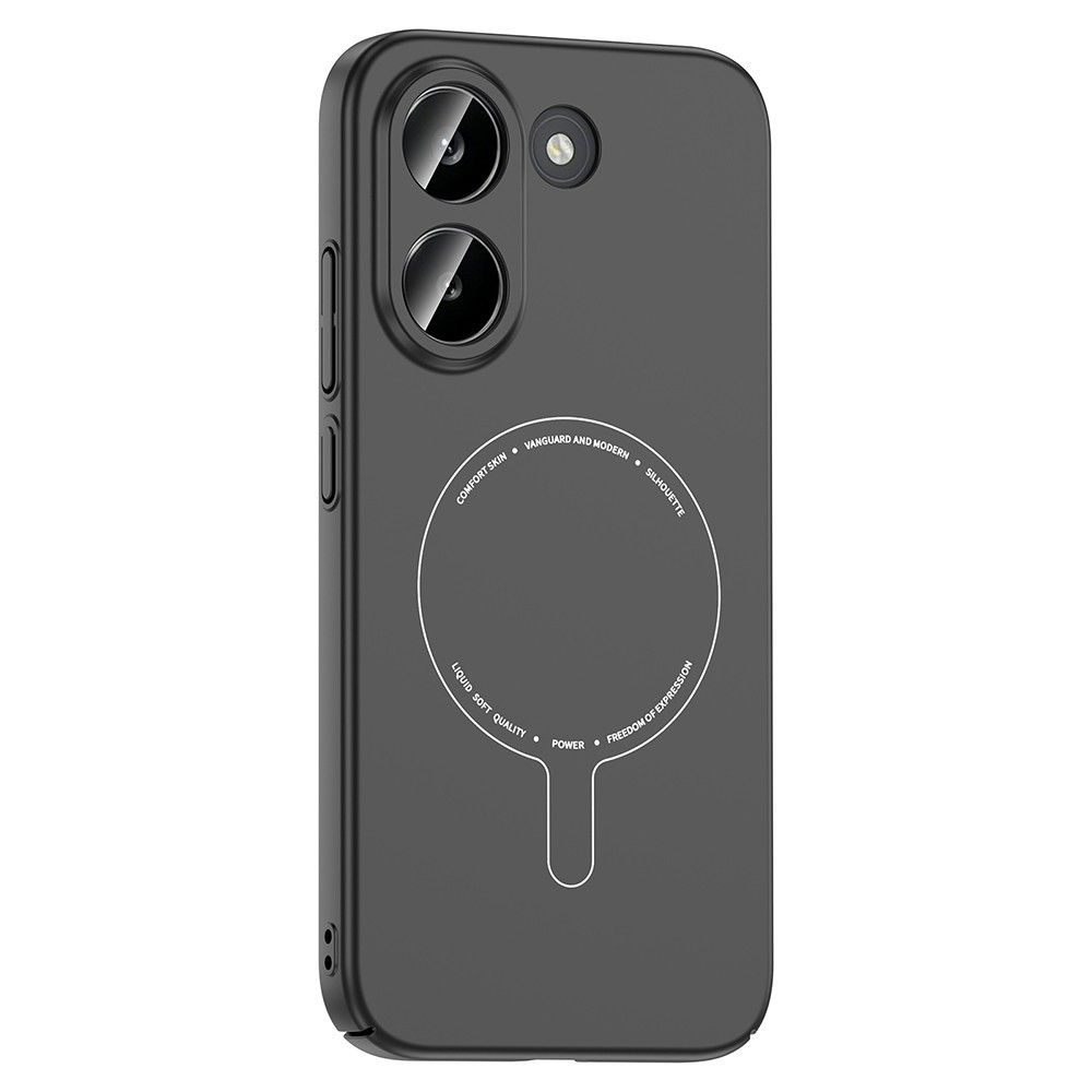 Xiaomi Poco X8 Pro Kılıf M-Safe Şarj Özellikli Kamera Korumalı Zore Elio Sert PC Kapak - 1
