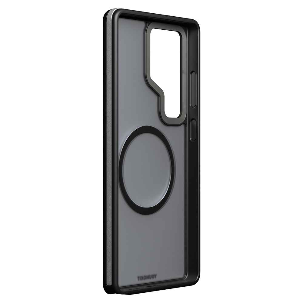 Samsung Galaxy S25 Ultra Uyumlu Kılıf Magsafe Şarj Özellikli Youngkit Rock Sand Serisi Kapak - 5