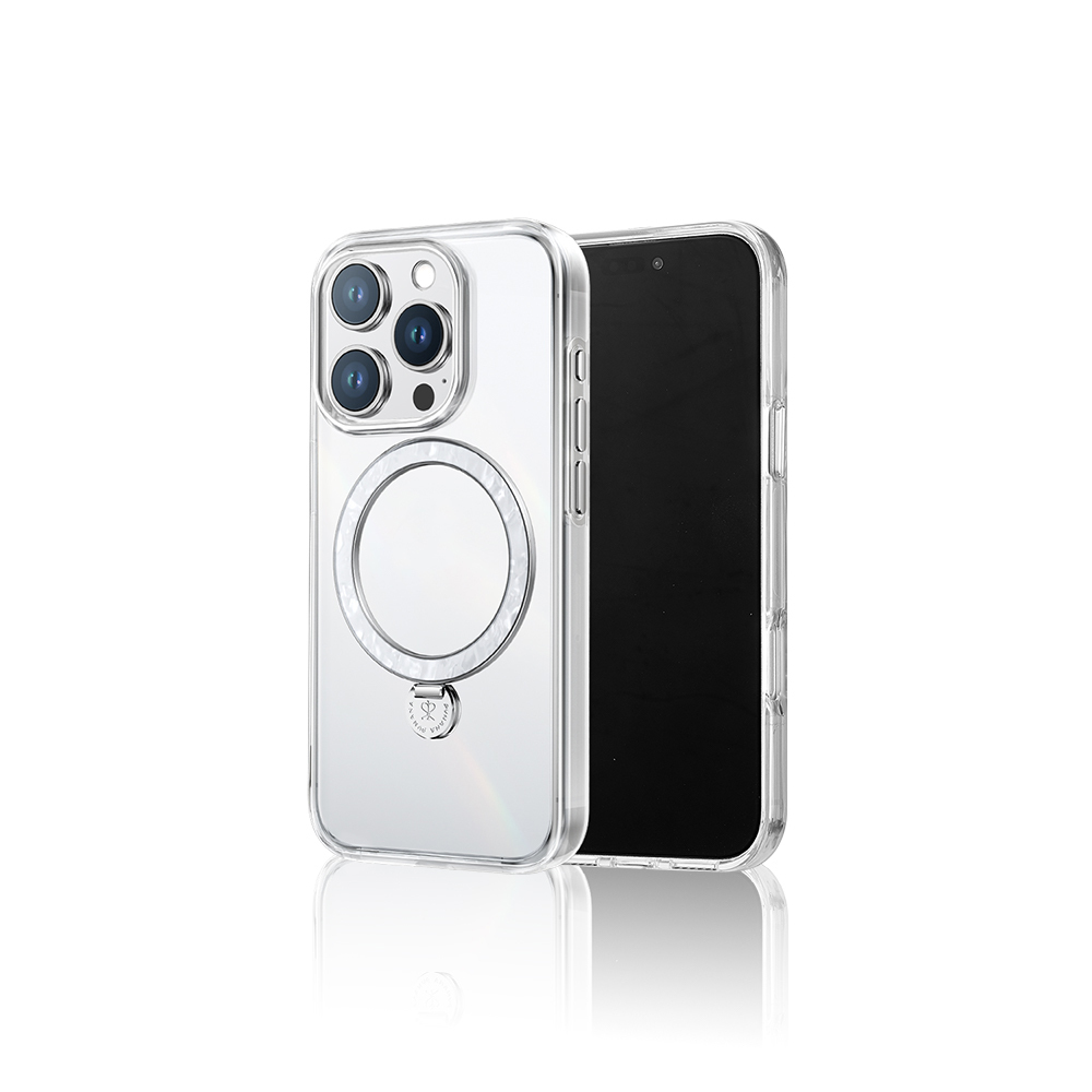 Apple iPhone 16 Pro Uyumlu Kılıf Magsafe Şarj Özellikli Standlı Pynana Dancing Streamer Serisi Kapak - 5