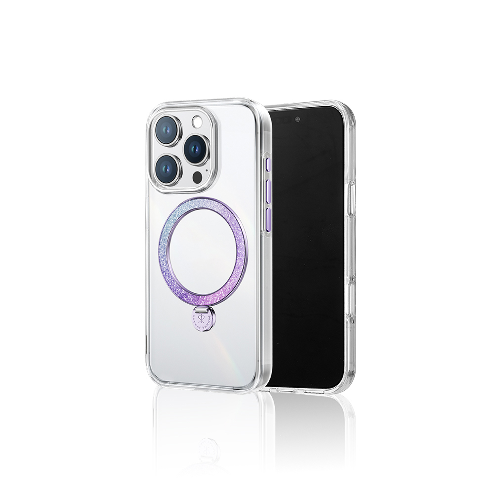 Apple iPhone 16 Pro Uyumlu Kılıf Magsafe Şarj Özellikli Standlı Pynana Dancing Streamer Serisi Kapak - 10