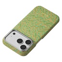 Apple iPhone 18 Pro Max Kılıf M-safe Şarj Özellikli Aramid Karbon Fiber Pitaka Wind Over Wheat Serisi Kapak - 2