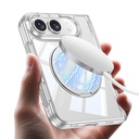Apple iPhone Duo Kılıf M-safe Şarj Özellikli Zore Kıpta KPT-09 Ring Standlı Şeffaf Sert PC Kapak - 2