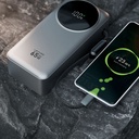 Lenyes PX379D Dijital LED Ekranlı Type-C ve Lightning Kablolu Powerbank 65W 30.000mAh - 5