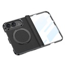 Apple iPhone Duo Kılıf M-safe Şarj Özellikli 360 Derece Dönebilen Standlı Zore Kıpta KPT-17 Deri Tasarımlı Kapak - 1