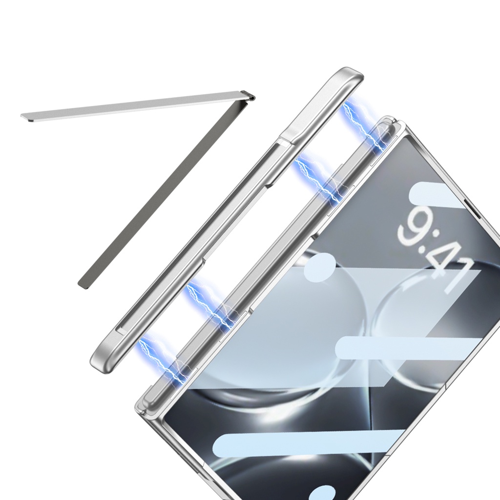Apple iPhone Duo Kılıf M-safe Şarj Özellikli Zore Kıpta KPT-18 Dikey Standlı Kapak - 1