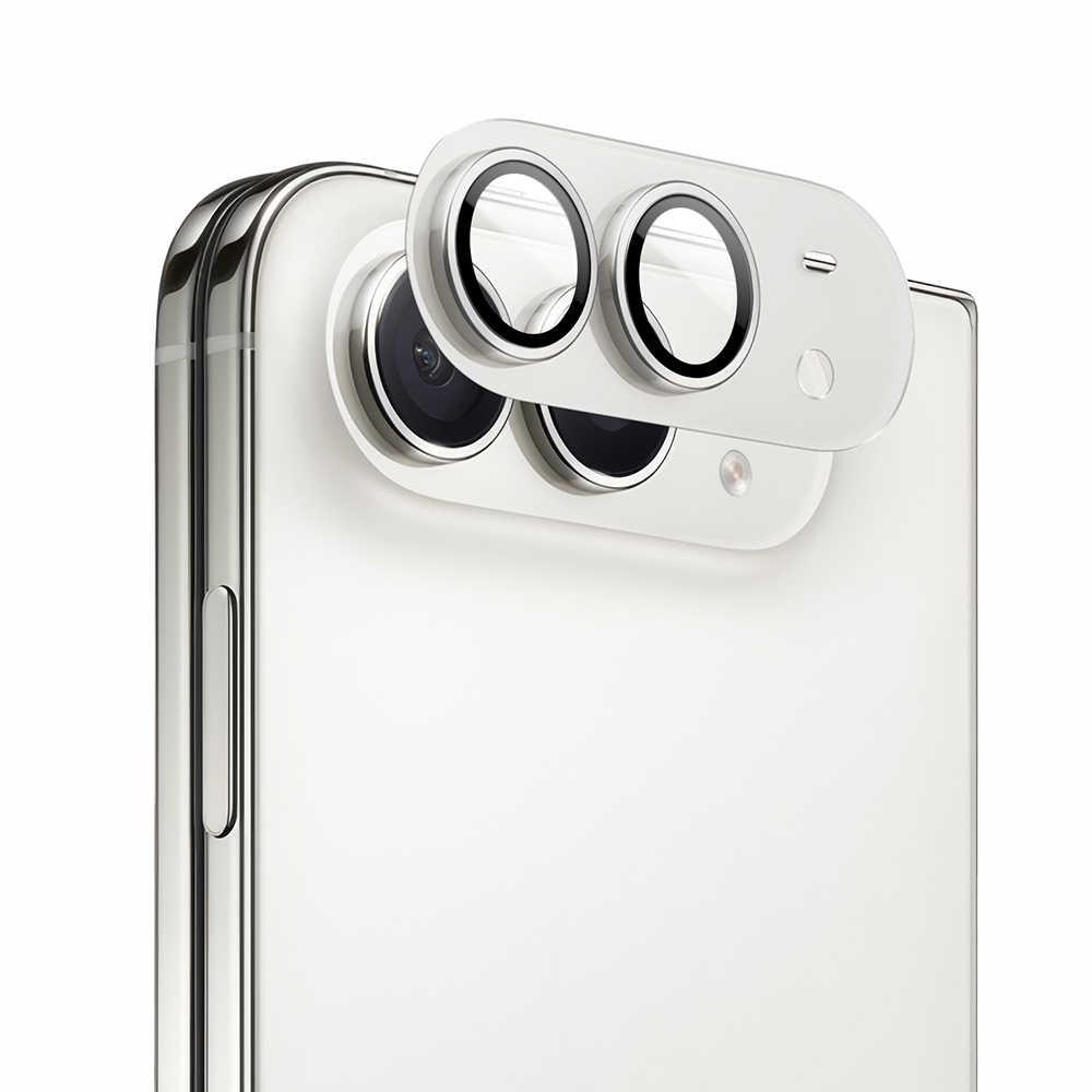 Apple iPhone Duo Mohseven Alüminyum Kaplamalı Safir Anti Reflective Kamera Lens Koruyucu - 1