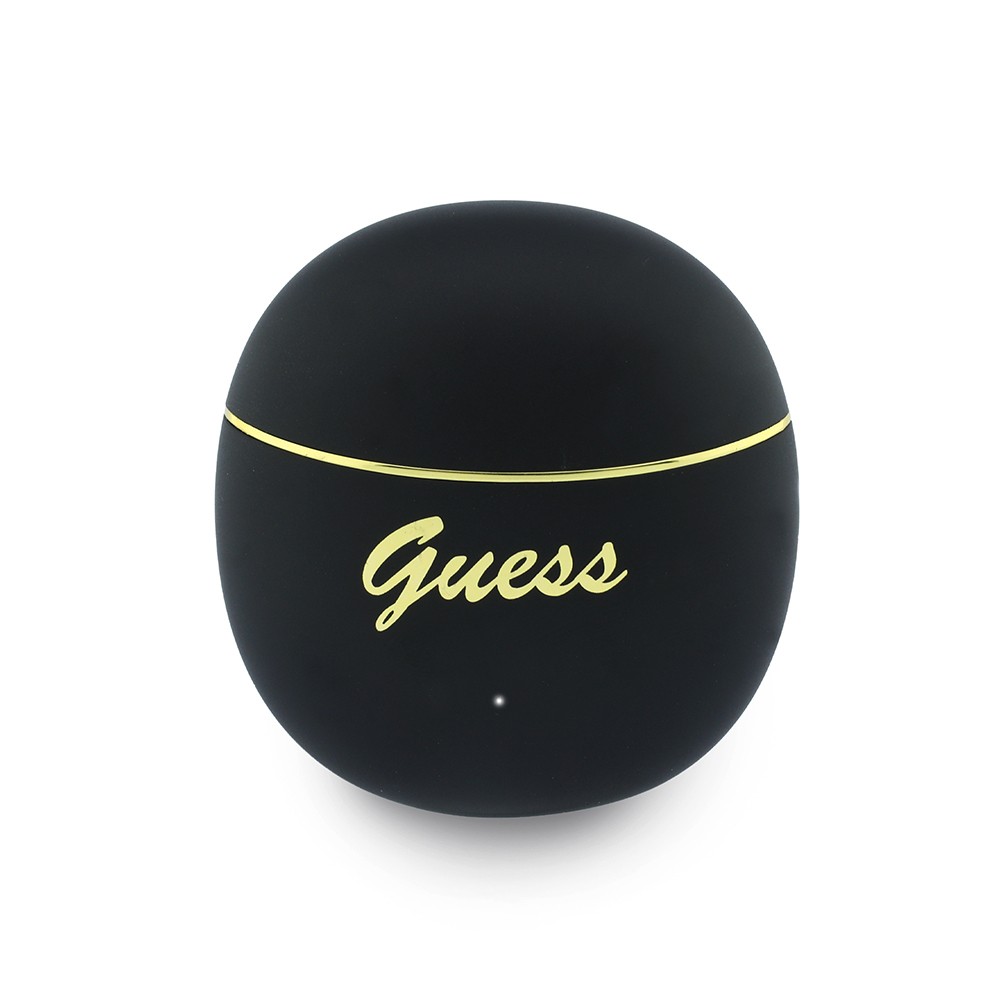 Guess Orjinal Lisanslı Metal Yazı Logolu Kulak içi TWS Kulaklık ve Speaker Hoparlör 2in1 Set - 3