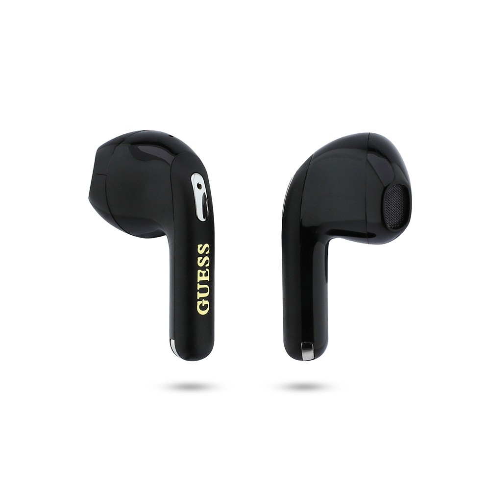 Guess Orjinal Lisanslı Metal Yazı Logolu Kulak içi TWS Kulaklık ve Speaker Hoparlör 2in1 Set - 5