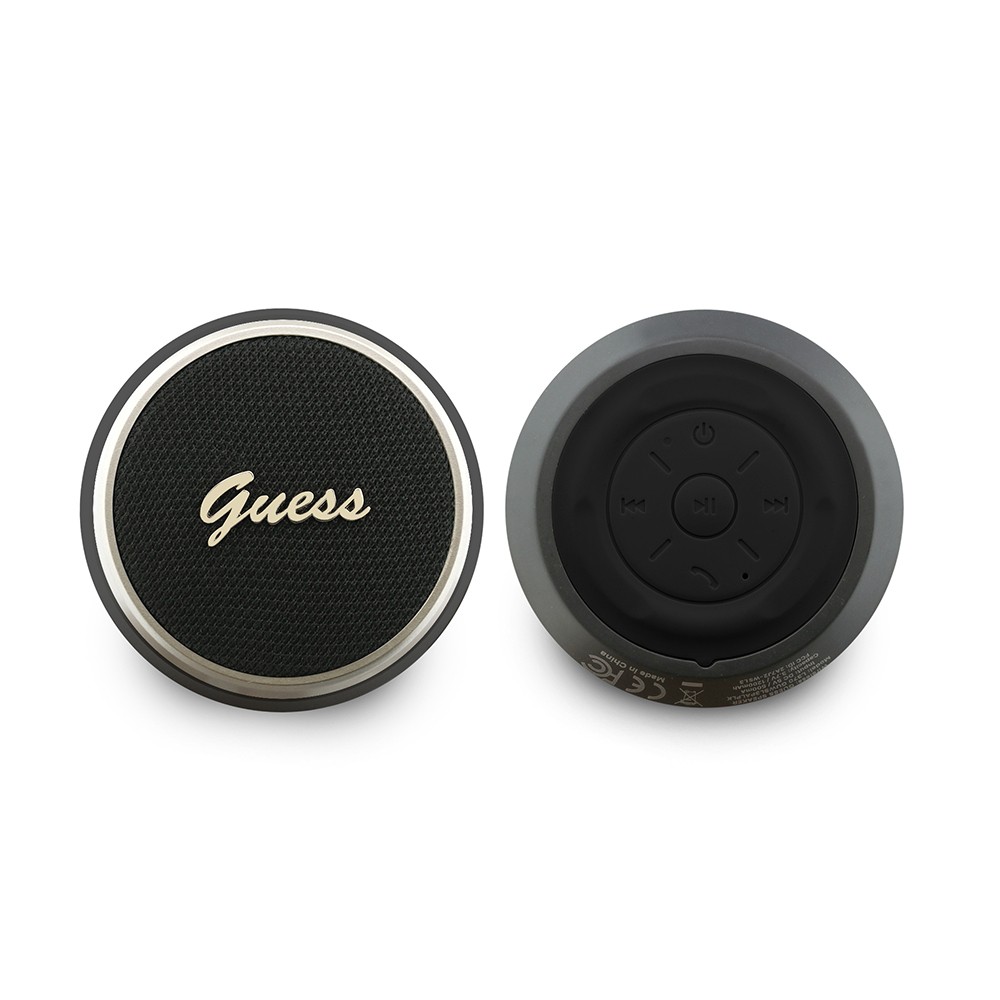 Guess Orjinal Lisanslı Metal Yazı Logolu Kulak içi TWS Kulaklık ve Speaker Hoparlör 2in1 Set - 7