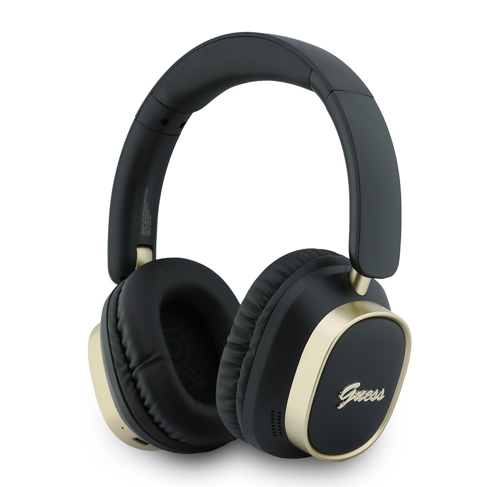 Guess Orjinal Lisanslı Metal Yazı Logolu Kulak Üstü Kulaklık ve Speaker Hoparlör 2in1 Set - 1
