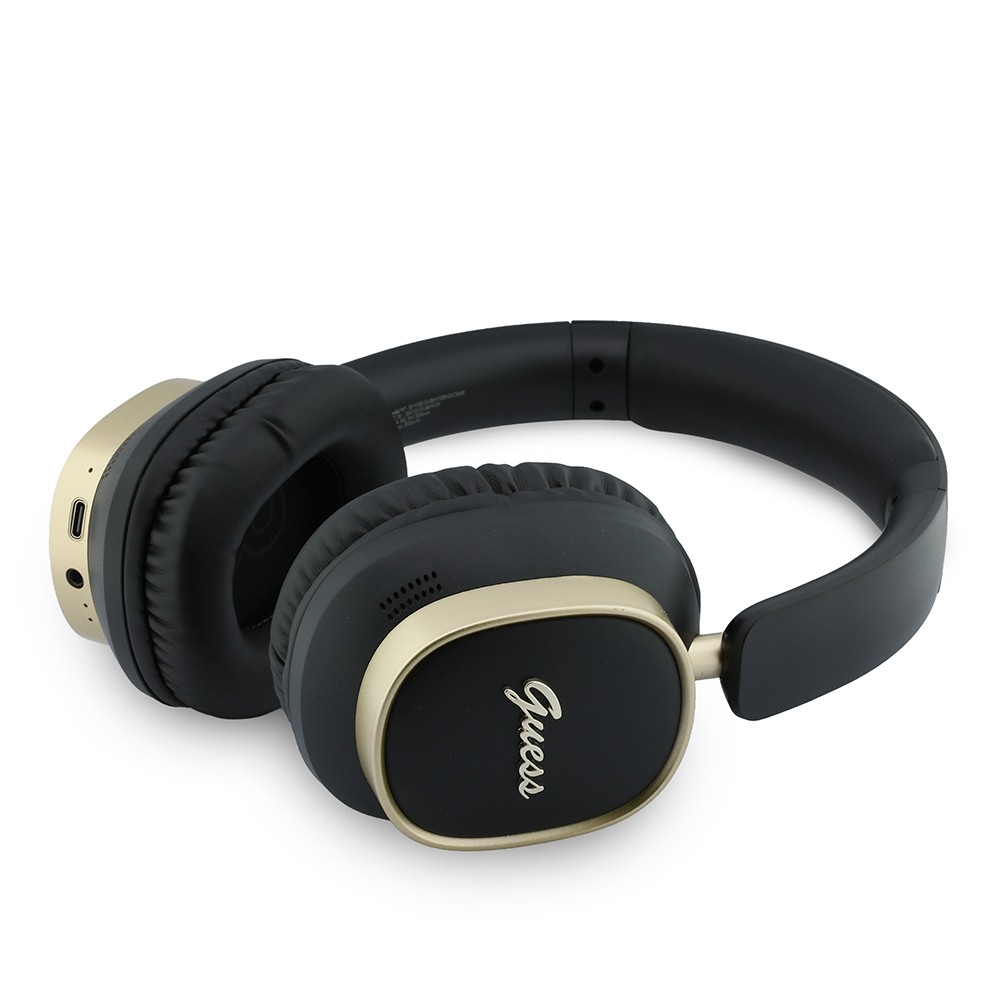 Guess Orjinal Lisanslı Metal Yazı Logolu Kulak Üstü Kulaklık ve Speaker Hoparlör 2in1 Set - 2