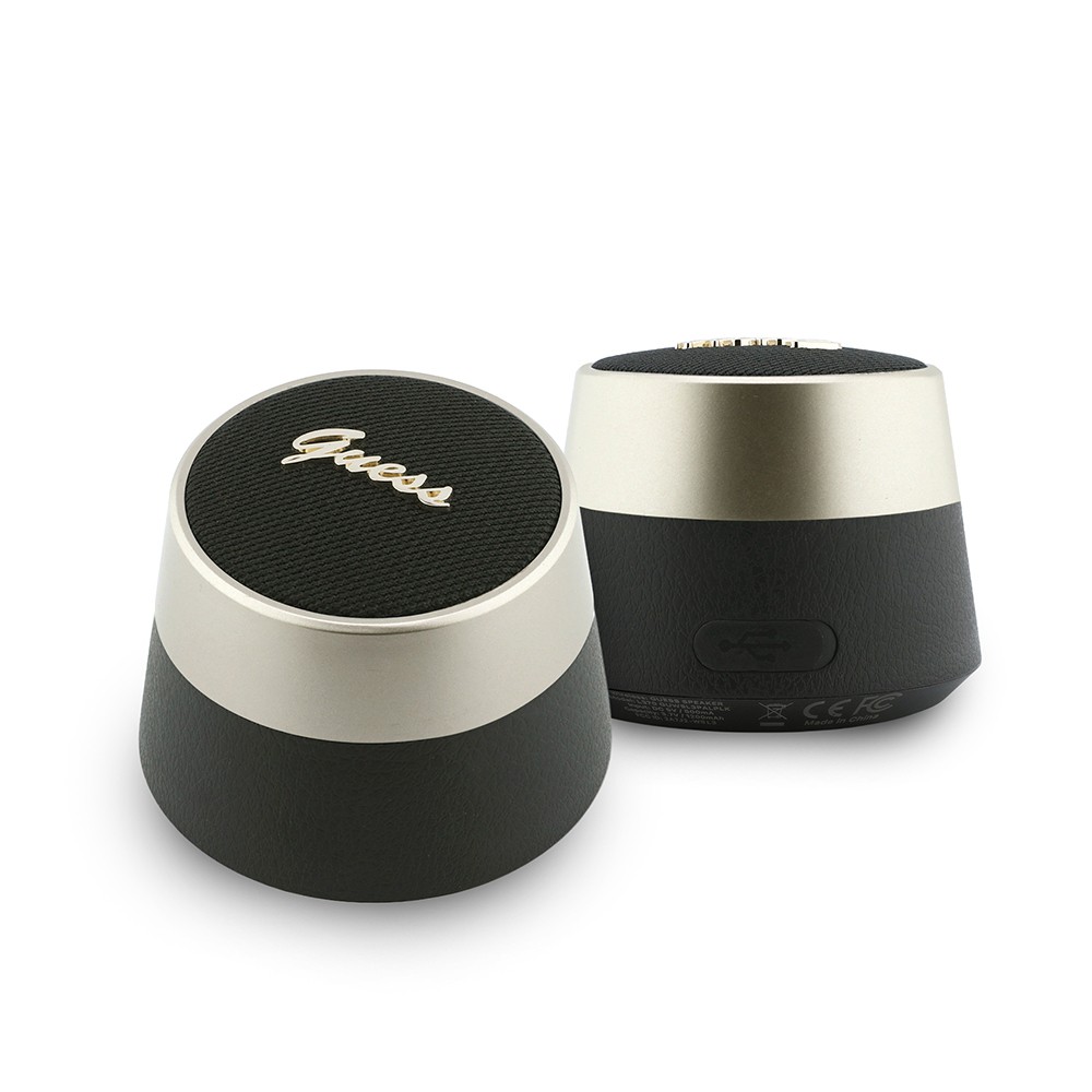 Guess Orjinal Lisanslı Metal Yazı Logolu Kulak Üstü Kulaklık ve Speaker Hoparlör 2in1 Set - 7