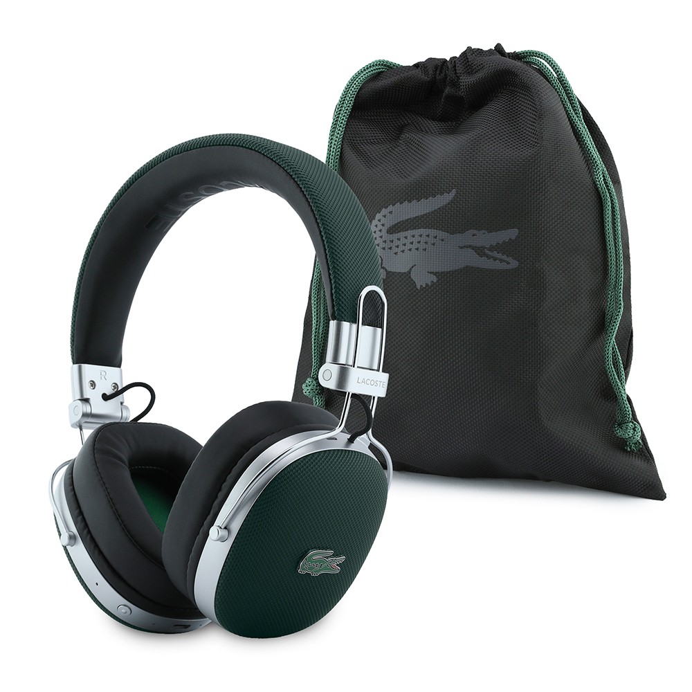 Lacoste Orjinal Lisanslı LH03 Taşıma Çantalı Ayarlanabilir Pike Kulak Üstü Bluetooth Kulaklık v5.4 - 4