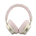 Guess Orjinal Lisanslı ENC PU 4G Desenli Metal Yazı Logolu Kulak Üstü Bluetooth Kulaklık v5.4 - 2