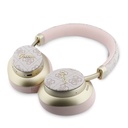 Guess Orjinal Lisanslı ENC PU 4G Desenli Metal Yazı Logolu Kulak Üstü Bluetooth Kulaklık v5.4 - 3