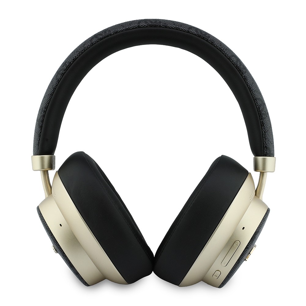 Guess Orjinal Lisanslı ENC PU 4G Desenli Metal Yazı Logolu Kulak Üstü Bluetooth Kulaklık v5.4 - 2