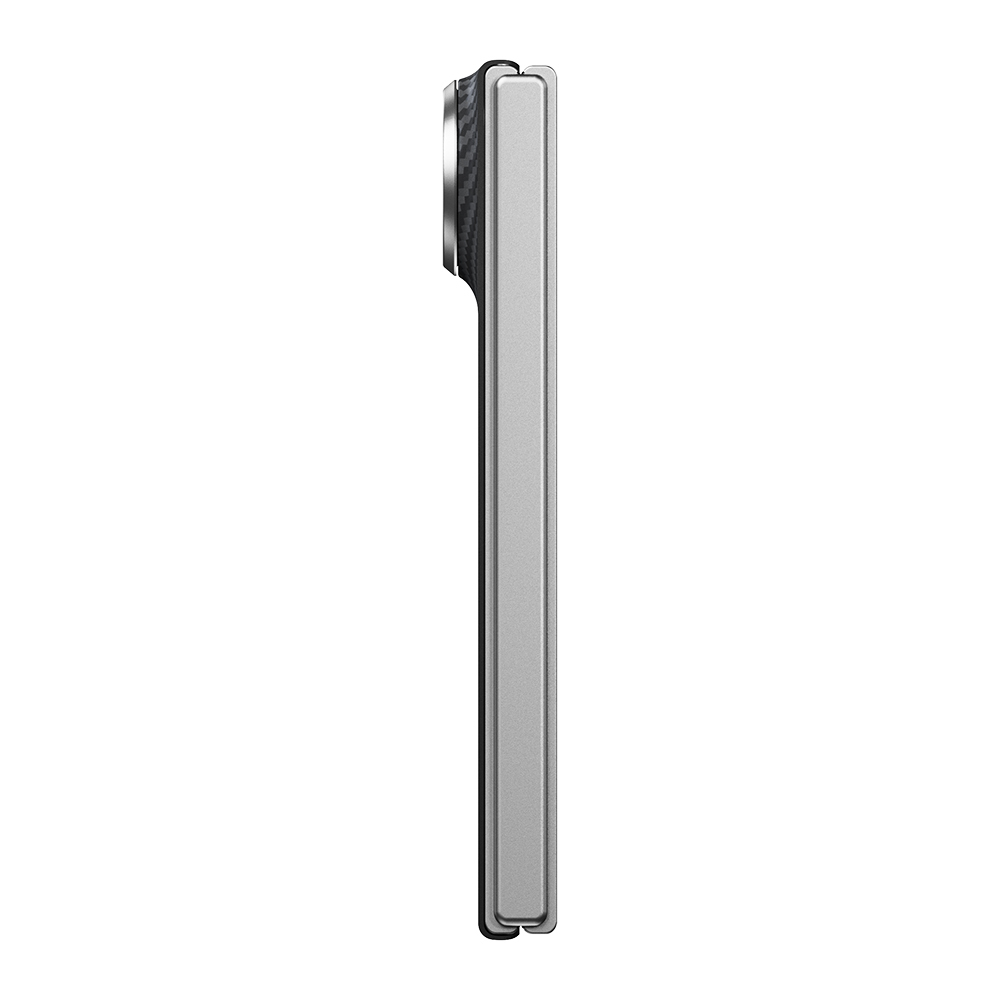 Apple iPhone Duo Kılıf M-safe Şarj Özellikli 600D Aramid Karbon Fiber Pitaka Edge Serisi Black-Grey Twill Kapak - 8