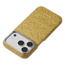 Apple iPhone 18 Pro Kılıf M-safe Şarj Özellikli Aramid Karbon Fiber Pitaka Wind Over Wheat Serisi Kapak - 1