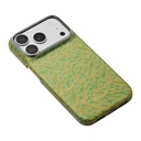 Apple iPhone 18 Pro Kılıf M-safe Şarj Özellikli Aramid Karbon Fiber Pitaka Wind Over Wheat Serisi Kapak - 2