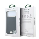 Apple iPhone 18 Pro Max Uyumlu Kılıf Lacoste Orjinal Lisanslı M-Safe Şarj Özellikli PVC Yarı Pike Desenli Arka Yüzey İkonik Timsah Dokuma Logolu Kapak - 7