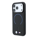 Apple iPhone 18 Pro Max Uyumlu Kılıf BMW Orjinal Lisanslı M-safe Şarj Özellikli PU Metal Logolu Kırmızı Halka Tasarımlı Kapak - 1