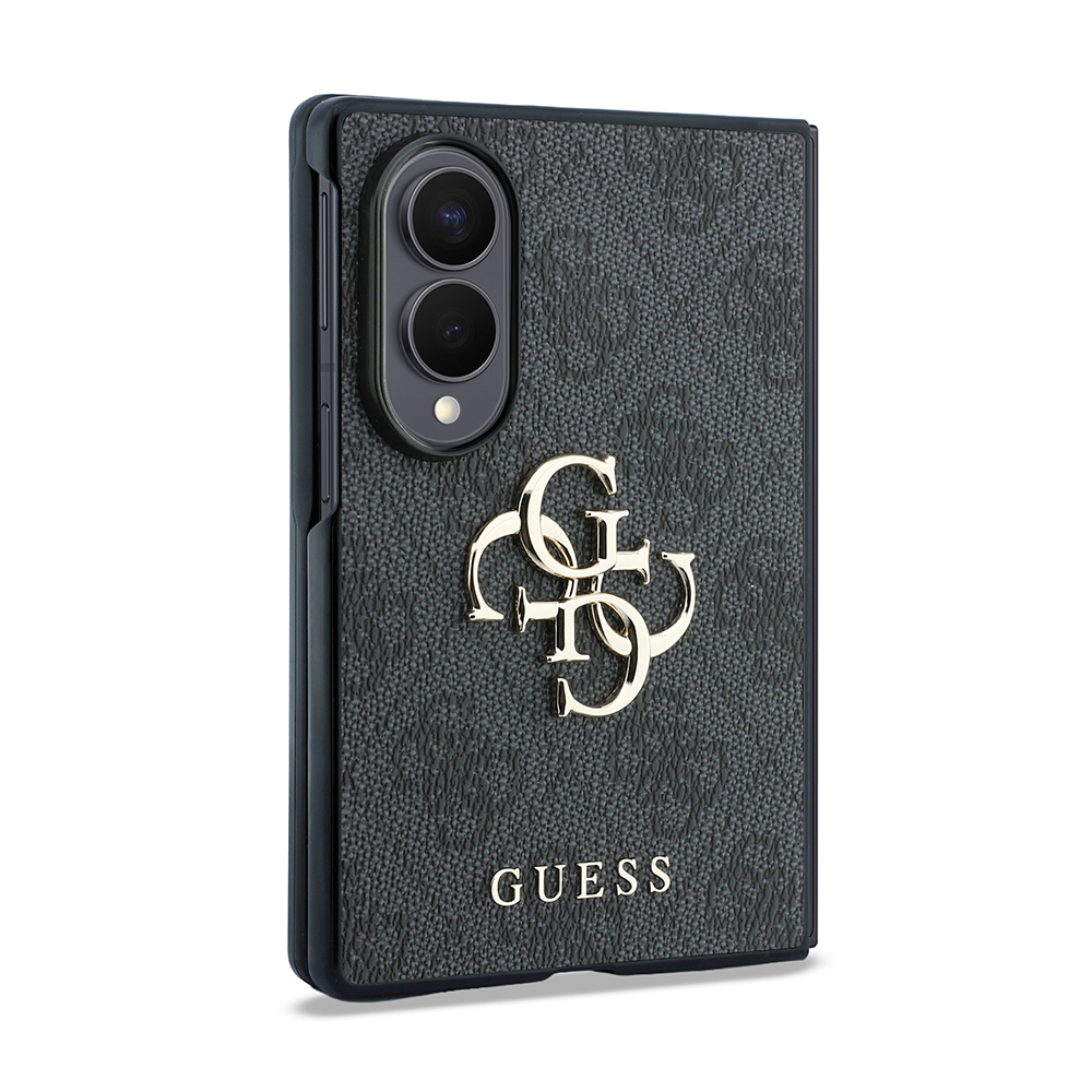 Samsung Galaxy Z Fold 8 Uyumlu Kılıf Guess Orjinal Lisanslı 4G Desenli Metal Büyük 4G ve Yazı Logolu Kapak - 2