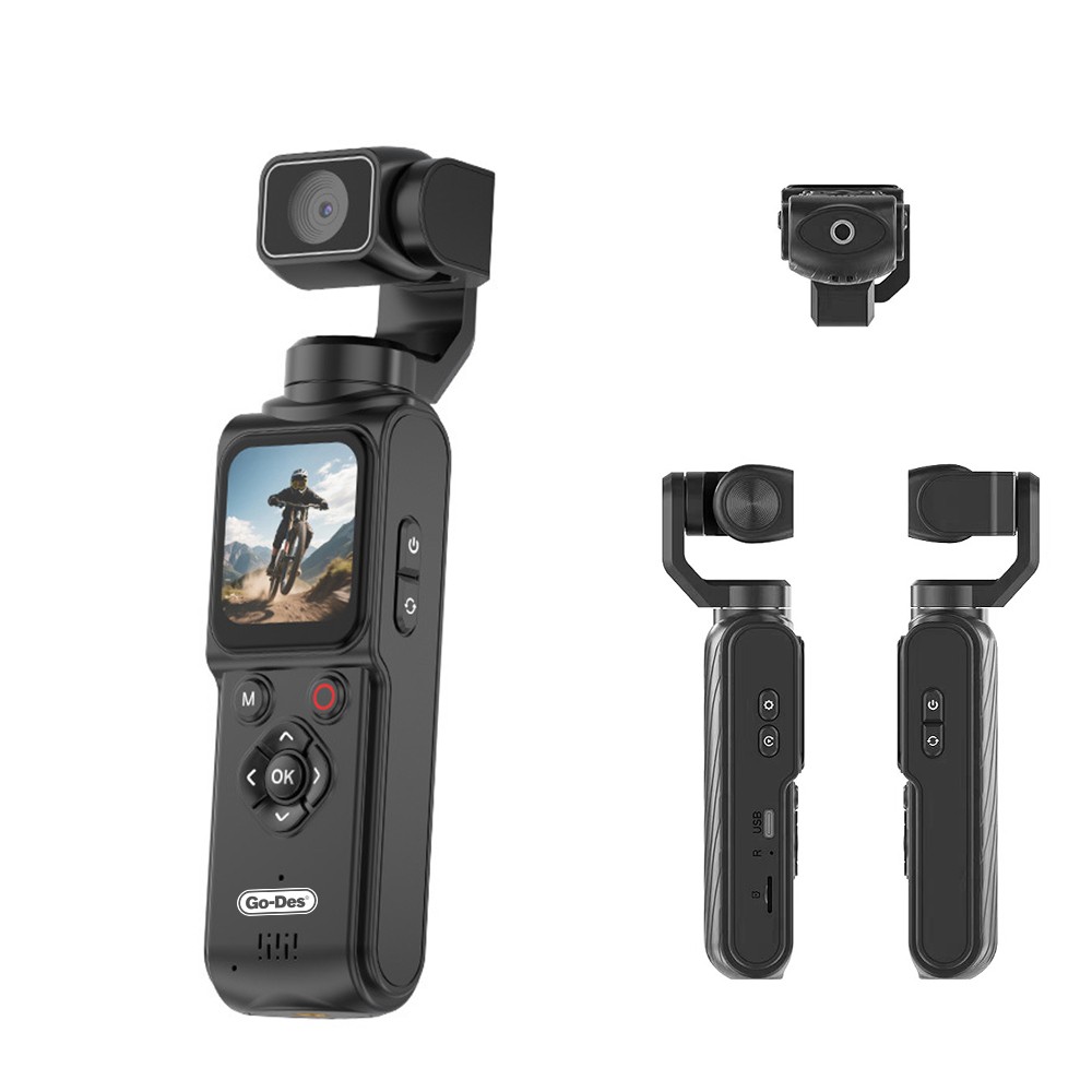Go Des GD-ST121 4K Ultra HD 330 Derece Dönebilen Aksiyon Kamerası - 2