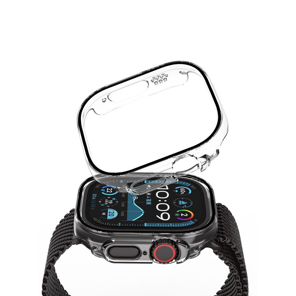 Apple Watch Ultra 49mm Uyumlu Wiwu JD-108 Kasa Koruyucu + HD Ekran Koruyucu Film - 1