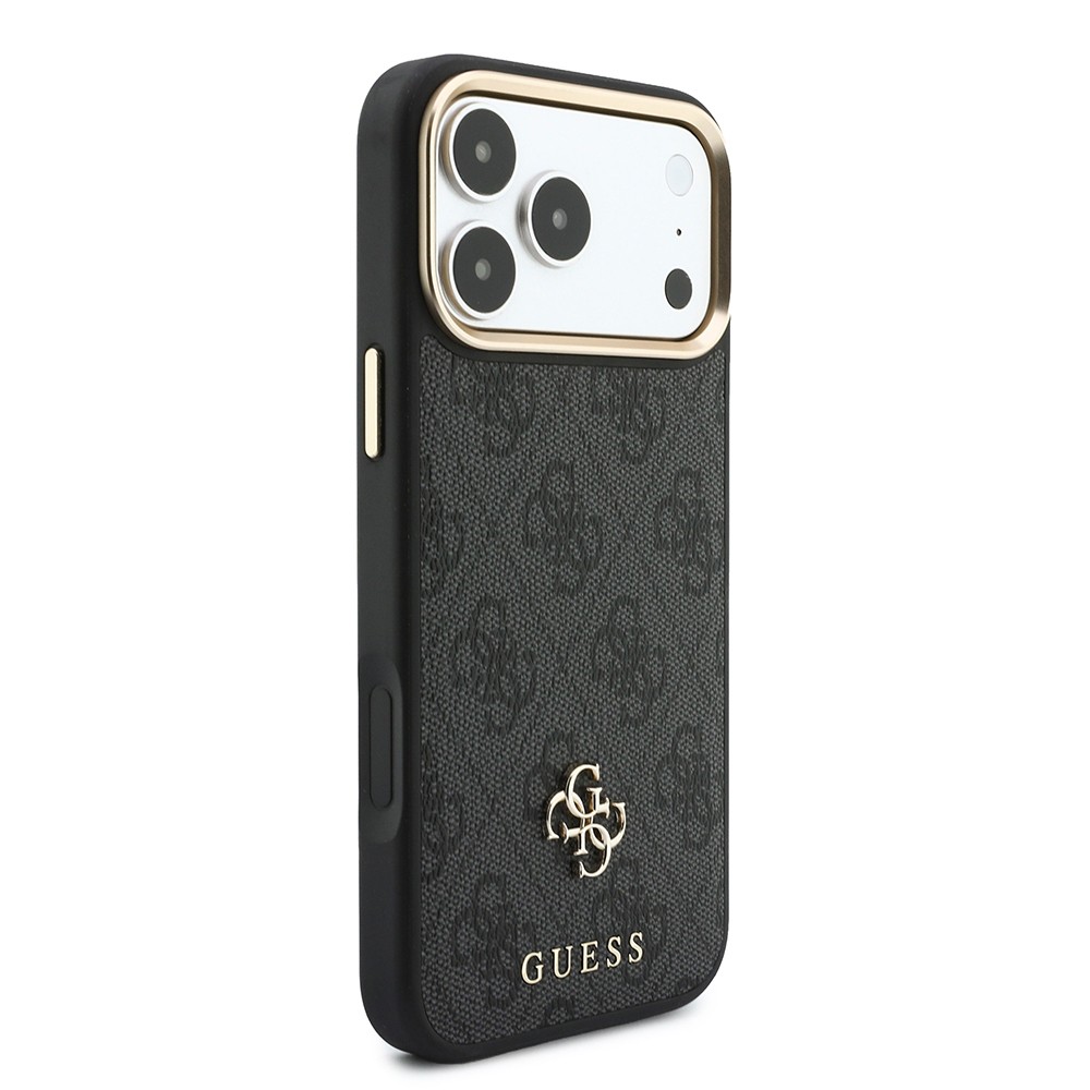 Apple iPhone 18 Pro Uyumlu Kılıf Guess Orjinal Lisanslı 4G ve Yazı Logolu Kartlıklı Kapak - 3