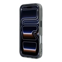 Apple iPhone 18 Pro Max Uyumlu Kılıf TUMI Orjinal Lisanslı M-safe Şarj Özellikli 360 Derece Dönebilen Standlı Transparan Kapak - 2