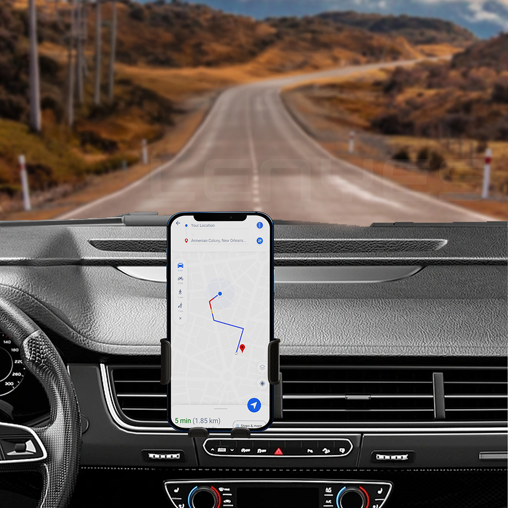 Lenyes CR161 360 Dönebilen Havalandırma Tasarım Araç Telefon Tutucu - 1