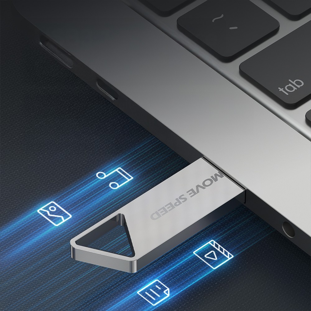 Movespeed TSJ16G Yüksek Hızlı Metal Flash Bellek USB 3.1 16GB - 7