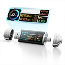 Movespeed MSSU10 LCD Ekranlı 4K ProRes Dual USB-A+Type-C Bağlantılı PSSD Flash Disk 2TB 10Gbps - 4